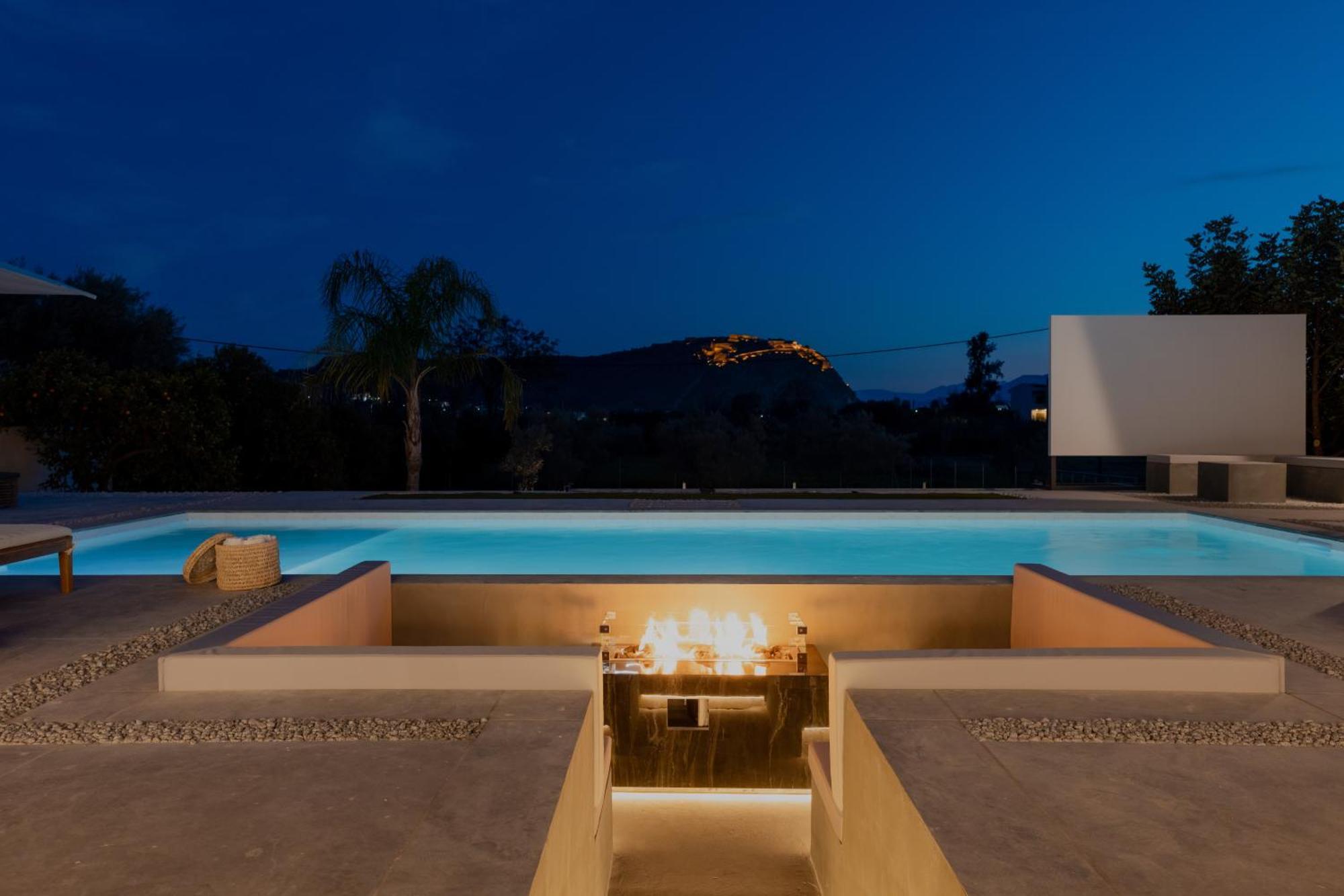 Nafplio Blue Topaz Poolside Villa Exterior photo