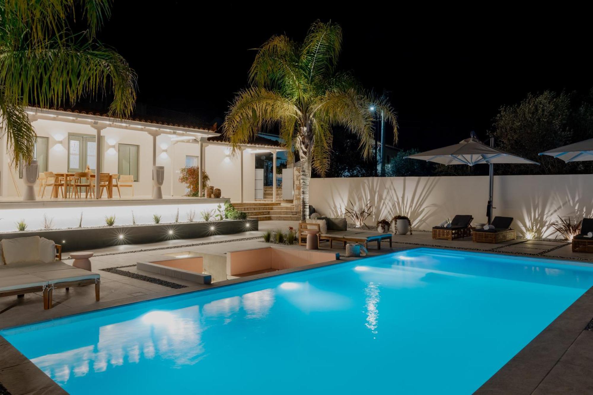 Nafplio Blue Topaz Poolside Villa Exterior photo