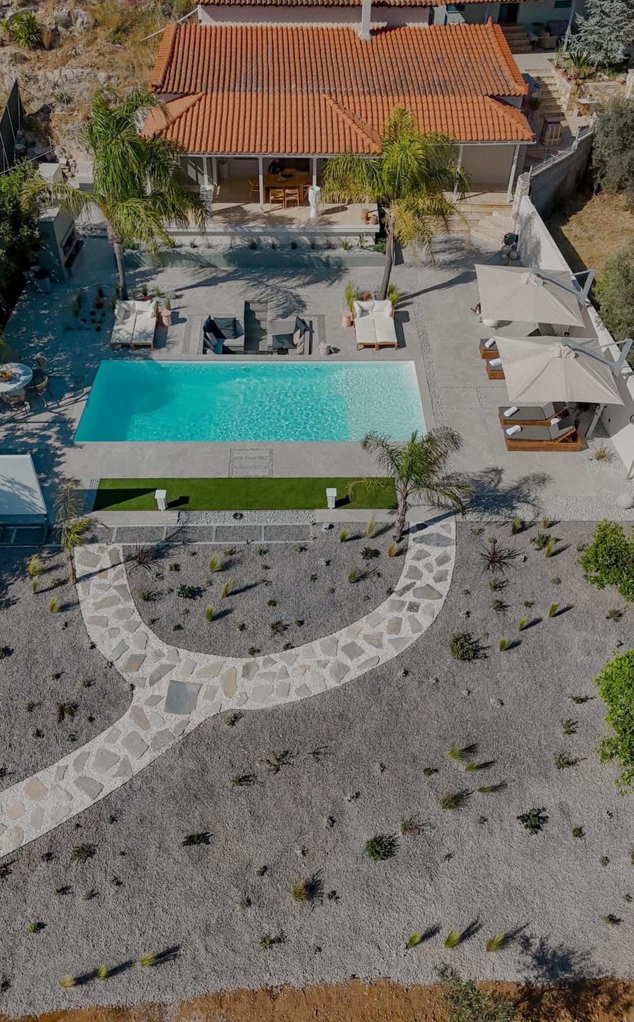 Nafplio Blue Topaz Poolside Villa Exterior photo